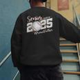 Proud Father Of A 2025 Senior Baseball Dad Graduation Men's Sweatshirt Back Print
