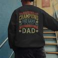 Raising Champions One Game At A Time Proud Baseball Dad Men's Sweatshirt Back Print Raising Champions One Game At A Time Proud Baseball Dad Men's Sweatshirt Back Print