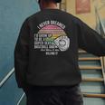 Super Sexy Baseball Dad Killing It Men's Sweatshirt Back Print