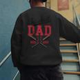 Vintage Baseball Dad Father's Day Game Day Toddlers Men's Sweatshirt Back Print Vintage Baseball Dad Father's Day Game Day Toddlers Men's Sweatshirt Back Print