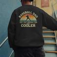 Vintage Baseball Dad Just Like A Normal Dad Only Cooler Men's Sweatshirt Back Print Vintage Baseball Dad Just Like A Normal Dad Only Cooler Men's Sweatshirt Back Print