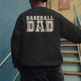 Vintage Baseball Dad Men's Sweatshirt Back Print Vintage Baseball Dad Men's Sweatshirt Back Print
