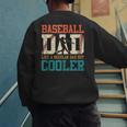 Vintage Baseball Dad Like a Regular Dad But Cooler Men Men's Sweatshirt Back Print Vintage Baseball Dad Like a Regular Dad But Cooler Men Men's Sweatshirt Back Print