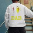 Ball Dad Softball Baseball Dad Fathers Day Premium Men's Sweatshirt Back Print Ball Dad Softball Baseball Dad Fathers Day Premium Men's Sweatshirt Back Print