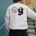 Baseball Dad Coach Old Head OG Old School Baller White Men's Sweatshirt Back Print Baseball Dad Coach Old Head OG Old School Baller White Men's Sweatshirt Back Print