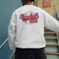 Baseball Dad Coach Baseball Baseball Premium Men's Sweatshirt Back Print Baseball Dad Coach Baseball Baseball Premium Men's Sweatshirt Back Print