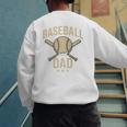 Baseball Dad Crossed Bats Cool Sports Fan Vintage Premium Men's Sweatshirt Back Print Baseball Dad Crossed Bats Cool Sports Fan Vintage Premium Men's Sweatshirt Back Print