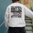 This Baseball Dad Don’t Need A Glove To Catch An Attitude Men's Sweatshirt Back Print