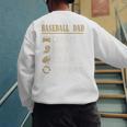 Baseball Dad Drive Pay Clap Repeat Father's Day Premium Men's Sweatshirt Back Print Baseball Dad Drive Pay Clap Repeat Father's Day Premium Men's Sweatshirt Back Print