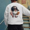 Baseball Dad Gnome Grandpa For Men Baseball Hot Dog Men's Sweatshirt Back Print Baseball Dad Gnome Grandpa For Men Baseball Hot Dog Men's Sweatshirt Back Print