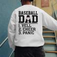 Baseball Dad Parent Of Player Family Sports Fan Lover Men's Sweatshirt Back Print Baseball Dad Parent Of Player Family Sports Fan Lover Men's Sweatshirt Back Print