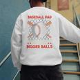 Baseball Dad Like a Regular Dad But With Bigger Balls Premium Men's Sweatshirt Back Print Baseball Dad Like a Regular Dad But With Bigger Balls Premium Men's Sweatshirt Back Print