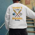 Baseball Daddy's Little Baseball Lover Kid Father's Day Men's Sweatshirt Back Print Baseball Daddy's Little Baseball Lover Kid Father's Day Men's Sweatshirt Back Print