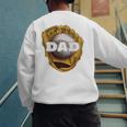 Baseball Sports Baseball Dad Premium Men's Sweatshirt Back Print