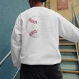 Best Baseball Dad Coach Ever Retro Father Baseball Coach Dad Premium Men's Sweatshirt Back Print Best Baseball Dad Coach Ever Retro Father Baseball Coach Dad Premium Men's Sweatshirt Back Print