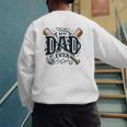 Best Dad Ever Father's Day Sports Papa Baseball Daddy Men's Sweatshirt Back Print Best Dad Ever Father's Day Sports Papa Baseball Daddy Men's Sweatshirt Back Print