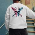 Cool Baseball Ice Cream Dripping Baseball Dad Baseball Lover Premium Men's Sweatshirt Back Print Cool Baseball Ice Cream Dripping Baseball Dad Baseball Lover Premium Men's Sweatshirt Back Print