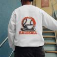Fathers Day Baseball Dad Parent Premium Men's Sweatshirt Back Print Fathers Day Baseball Dad Parent Premium Men's Sweatshirt Back Print