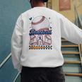 Groovy Baseball Dad Daddy Father Happy Fathers Day Men Guys Men's Sweatshirt Back Print Groovy Baseball Dad Daddy Father Happy Fathers Day Men Guys Men's Sweatshirt Back Print