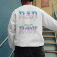 Ice Cream Baseball Dad Birthday Boy Drip Bat Sweet Baseball Premium Men's Sweatshirt Back Print