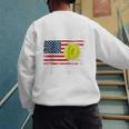 Patriotic Softball Dad Like A Baseball Dad Raglan Baseball Tee Men's Sweatshirt Back Print Patriotic Softball Dad Like A Baseball Dad Raglan Baseball Tee Men's Sweatshirt Back Print