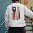 Patriotic USA Flag American Baseball Dad 4th Of July Premium Men's Sweatshirt Back Print Patriotic USA Flag American Baseball Dad 4th Of July Premium Men's Sweatshirt Back Print