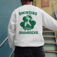 Shamrock Baseball Dad St Patricks Irish Ireland St Paddys Men's Sweatshirt Back Print Shamrock Baseball Dad St Patricks Irish Ireland St Paddys Men's Sweatshirt Back Print