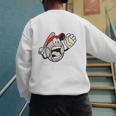 Super Baseball Dad Premium Men's Sweatshirt Back Print