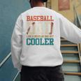 Vintage Baseball Dad Like a Regular Dad But Cooler Men Premium Men's Sweatshirt Back Print Vintage Baseball Dad Like a Regular Dad But Cooler Men Premium Men's Sweatshirt Back Print
