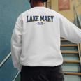 Vintage Lake Mary Florida Baseball Dad Lovers An Fans Men's Sweatshirt Back Print Vintage Lake Mary Florida Baseball Dad Lovers An Fans Men's Sweatshirt Back Print