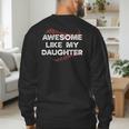 Awesome Like My Daughter Baseball Dad Men's Sweatshirt Back Print Awesome Like My Daughter Baseball Dad Men's Sweatshirt Back Print