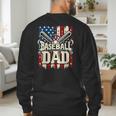 Baseball Dad American USA Flag Dada Men Baseball Fathers Day Men's Sweatshirt Back Print Baseball Dad American USA Flag Dada Men Baseball Fathers Day Men's Sweatshirt Back Print