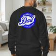 Baseball Dad Athletics For The Dad Who Loves Baseball Games Men's Sweatshirt Back Print