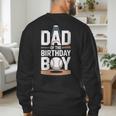 Baseball Dad Of The Birthday Boy Sports Theme Men's Sweatshirt Back Print
