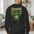 Baseball Dad Camo Ice Cream Baseball Father's Day Men's Sweatshirt Back Print