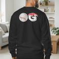 Baseball Dad Coach Men Baseball OG Old School Baller Men's Sweatshirt Back Print