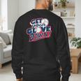 Baseball Dad Coach Training Saying Get Your Glove Down Men's Sweatshirt Back Print