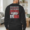 Baseball Dad Cute Love Home Run Pitcher Catcher Baseball Fan Men's Sweatshirt Back Print