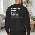 Baseball Dad Definition Men's Sweatshirt Back Print Baseball Dad Definition Men's Sweatshirt Back Print