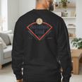Baseball Dad Diamond Game Day Men's Sweatshirt Back Print Baseball Dad Diamond Game Day Men's Sweatshirt Back Print