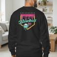 Baseball Dad Drip Home Plate Dripping Ice Cream Men's Sweatshirt Back Print