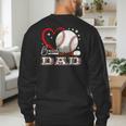 Baseball Dad Family Matching Cute Baseball Lover Men's Sweatshirt Back Print Baseball Dad Family Matching Cute Baseball Lover Men's Sweatshirt Back Print
