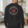 Baseball Dad Father Family Matching Men's Sweatshirt Back Print