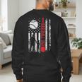 Baseball Dad Father And Son Baseball Love Men's Sweatshirt Back Print Baseball Dad Father And Son Baseball Love Men's Sweatshirt Back Print