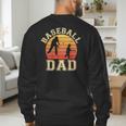 Baseball Dad Father Son Proud Daddy Papa Grandpa Sports Men's Sweatshirt Back Print Baseball Dad Father Son Proud Daddy Papa Grandpa Sports Men's Sweatshirt Back Print