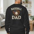 Baseball Dad Fathers Day American USA Flag Men Boys Kids Men's Sweatshirt Back Print Baseball Dad Fathers Day American USA Flag Men Boys Kids Men's Sweatshirt Back Print