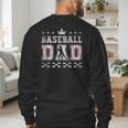 Baseball Dad Father's Day Baseball Father Retro Vintage Men's Sweatshirt Back Print Baseball Dad Father's Day Baseball Father Retro Vintage Men's Sweatshirt Back Print