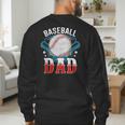 Baseball Dad Happy Fathers Day Dad Daddy Baseball Lover Men's Sweatshirt Back Print Baseball Dad Happy Fathers Day Dad Daddy Baseball Lover Men's Sweatshirt Back Print