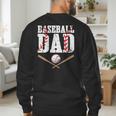 Baseball Dad Happy Fathers Day For Men Boys Kid Men's Sweatshirt Back Print Baseball Dad Happy Fathers Day For Men Boys Kid Men's Sweatshirt Back Print
