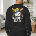 Baseball Dad Happy Fathers Day For Men Boys Kids Men's Sweatshirt Back Print Baseball Dad Happy Fathers Day For Men Boys Kids Men's Sweatshirt Back Print